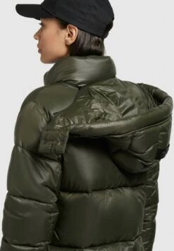 Khujo VALONA SHINY - Winterjacke - Dunkelgrün -Khujo 12362cbc65cc4e83bda8bc08bd6609fc