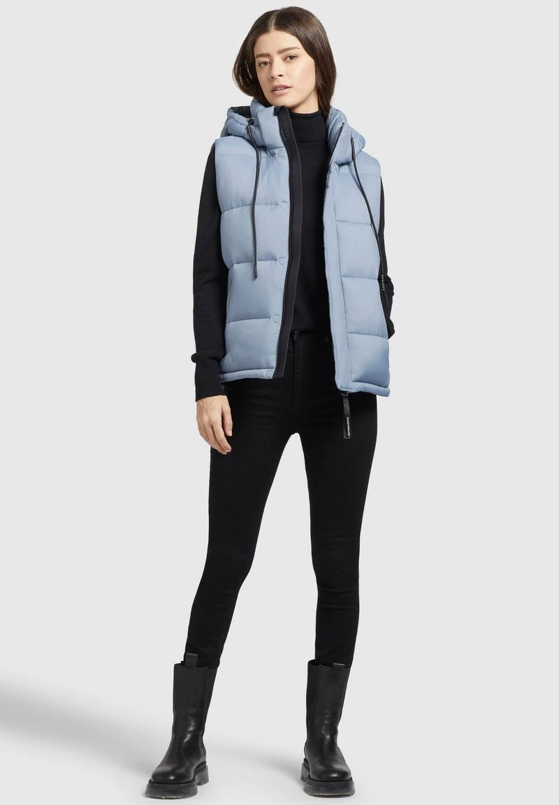 EDEN MATT - Weste - hellblau Khujo EDEN MATT - Weste - Hellblau -Khujo 1e3be6a60445495ca99ef685c6a5cba6