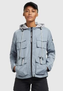 Khujo FLAMES - Leichte Jacke - Blaugrau Hell