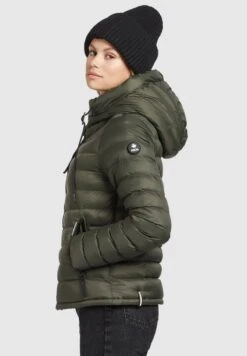 Khujo LOVINA2 SHINE - Winterjacke - Dunkeloliv -Khujo 3f9206314eb74990b8c3cb567a31b1dd