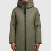 Khujo LISAD - Wintermantel - Khaki Grün -Khujo 44dcdf098d844ffab52fc5dd7b9782d1