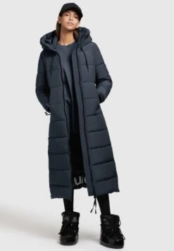 Khujo DERIA - Wintermantel - Schwarzblau -Khujo 47e4453198db4092bf1021166961fce3