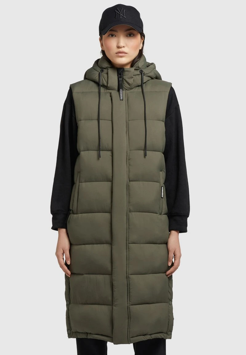 TOURIN MATT - Weste - khaki grün Khujo TOURIN MATT - Weste - Khaki Grün -Khujo 7f126f8f69ea4ff7975f4f3220c162c1