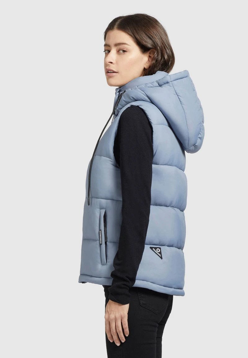 EDEN MATT - Weste - hellblau Khujo EDEN MATT - Weste - Hellblau -Khujo 9e3be07b8fcd4d86b1c498afeccdf35b