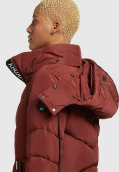 Khujo HUBA - Wintermantel - Rostrot -Khujo cd66b9afc3e24b2da536be34e1da5234