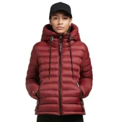 Khujo Lovina Shine Winterjacke Madder Brown Damen